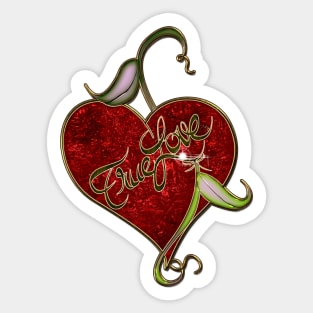 Wonderful elegant heart Sticker
